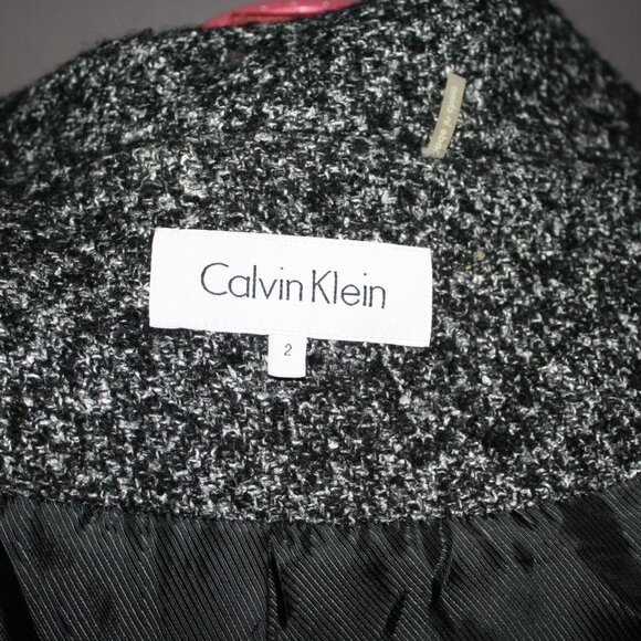Vintage Calvin Klein Wool Blend Ladies Peacoat - Size 2 - Excellent Condition! - Picture 9 of 9